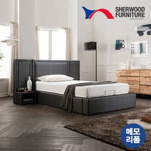 [쉐우드] 헤븐리 가죽 모션베드 SS (메모리폼 매트리스)