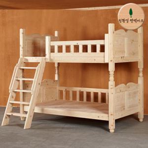 편백 통원목 2층 분리형침대2
