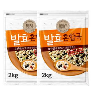 발효 혼합곡 4kg (2kg+2kg) 25년 햇곡