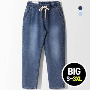 [엠엔씨][MNC] 365 배기핏 밴딩청바지 (MDLP196JN)