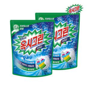 옥시크린 산소계 분말 표백제 3kg x2개 가루표백 세탁보조