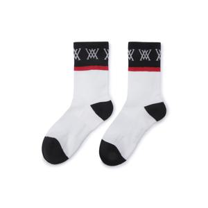 [어뉴골프] 여성 WOMEN BLOCK MEDIUM NECK SOCKS _OW