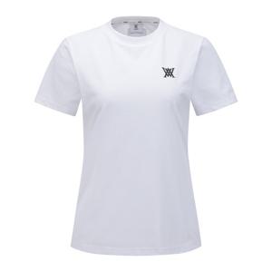 [어뉴골프] 여성WOMEN SM ESSENTIAL ROUND SHORT T-SHIRT_WH