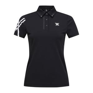 [어뉴골프] 여성WOMEN SM LOGO POINT SHORT T-SHIRT_BK