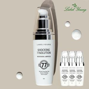 [라벨영 신상품] 기미잡티케어 화이트닝수분앰플/쇼킹77솔루션화이트닝앰플 3개