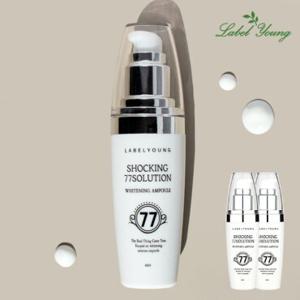 [라벨영] 쇼킹77솔루션 화이트닝 앰플 2개