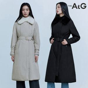 더엣지 [TAG가 398,000원] 카라퍼 구스 다운 트렌치 코트 WYDJ7G01