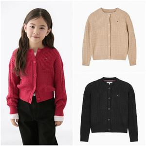 [백화점][타미힐피거칠드런TD] 케이블 가디건 (T42F7WCD100GT2)