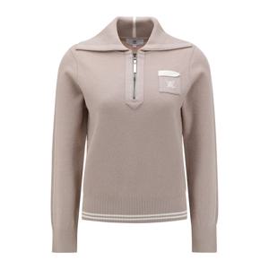 [어뉴골프] 여성W WIDE COLLAR HALF ZIP-UP PULLOVER_LE