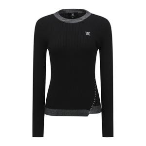 [어뉴골프] 여성W STRIPE TEXTURED PULLOVER_BK