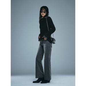 (165Y21APE2) [에잇세컨즈] 워싱 부츠컷 데님  라이트 그레이