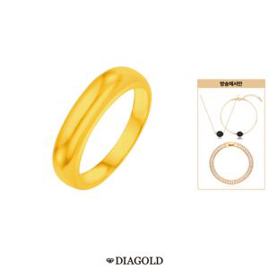 디아골드 24K 순금 볼륨반지+14K 금볼 오닉스 목걸이,팔찌세트+테니스팔찌