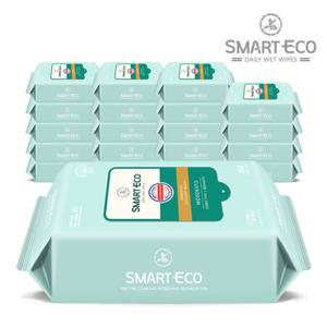 스마트에코 아기물티슈 모데라토 80매 20팩 리필형