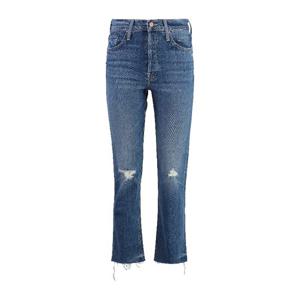 마더데님 디스트레스 하이웨이스트 크롭 스키니 진 1684624A GT