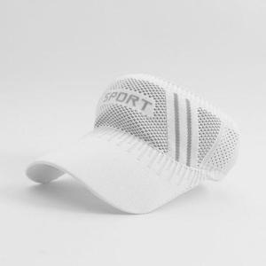 밴드형 스포츠 썬캡(화이트)