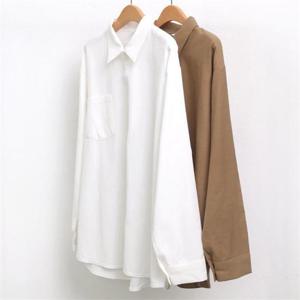 빅사이즈사랑해요 6878L111 기본 원 포켓 남방 WW