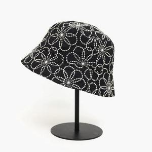 [잇백잇슈] 꽃자수벙거지모자 예쁜면모자 봄여름여성