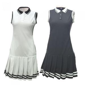 [디블록스]  여성 여름 골프웨어 플리츠 원피스