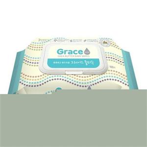 삼정펄프 그레이스 물티슈 100매 캡형 10개