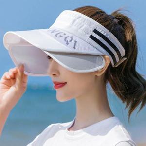 여자썬캡 날개달린썬캡 골프 등산 운동 햇빛차단 모자