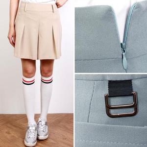 [잇백잇슈] 핀턱큐롯반바지 여자골프웨어 여름숏팬츠