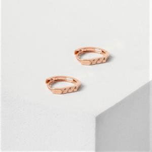 [GB] 육각 컷팅 원터치 10K GOLD 귀걸이 LOTM3001T