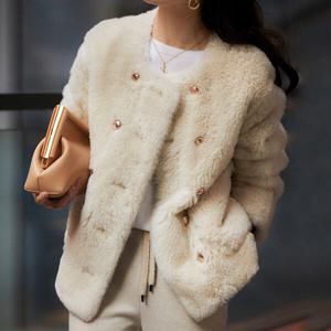 [리블리크]렌나 포인트 양털 무스탕 자켓_RB4JK009