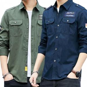 [깨비몰] 남자 베이직 고급 견장카라 긴팔셔츠 긴팔티