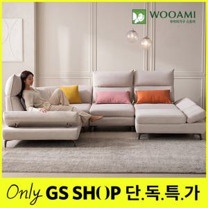 [리뷰이벤트]우아미가구 윈 5인 코너형 코브라 스윙 갤럭시 소파+스툴