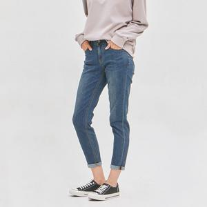 [잠뱅이] 여) 오비안밴드 기본워싱 보이핏 데님 ZL3DBF978-DB