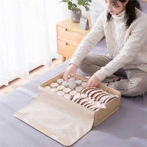 [라일리] Rly 칸막이 린넨 양말 속옷 브라자 정리함 드레스룸