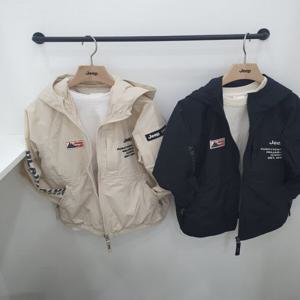 [지프키즈]절개 디테일 바람막이 점퍼 KM2JPU255_JK