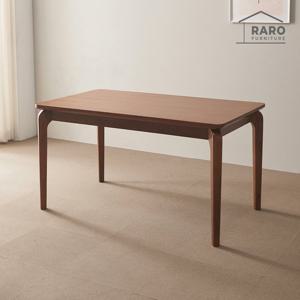 라로퍼니처 라인 1400 참죽나무 원목 4인 식탁 테이블