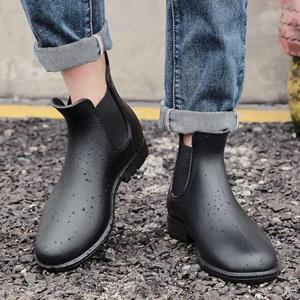 [슈썸] 남성 첼시 스타일 장마 플레이 레인부츠 레인03