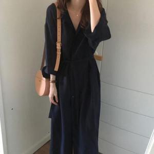 [더블디] 카디건 롱원피스 롱남방 셔츠 데일리룩 WS-ST01