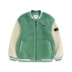 [내셔널지오그래픽 키즈] K234UFJ940 스태디엄 플리스 자켓 MINTGREEN