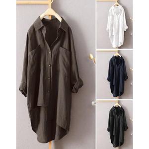 G124471_언발 롱셔츠 블라우스