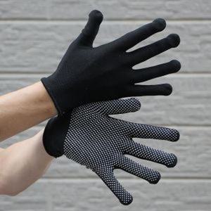 10p 신축성 뛰어난 블랙 도트 장갑미끄럼방지 목장갑