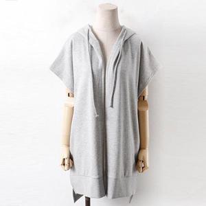 빅사이즈사랑해요 1326L310 후드끈캐쥬얼조끼 WW