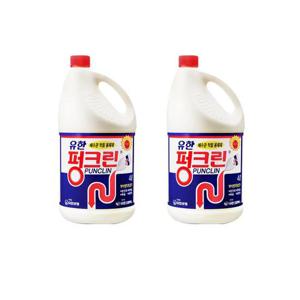 [유한락스] 락스 펑크린 4L x 2개