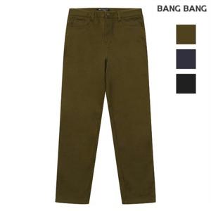 [뱅뱅] 공용 면스판 노턱 슬림핏 본딩팬츠 (NPF802)