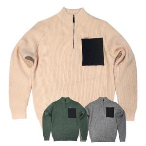 [디블록스] 남성 골프웨어 편안한 방풍니트