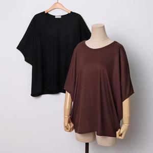 빅사이즈여성의류 207 데일리가오리반팔티 DILG901