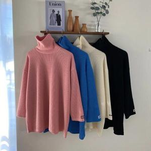 빅사이즈사랑해요 Q204L311 마일패치터틀폴라니트티 RA