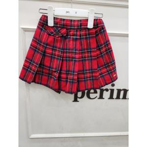 [페리미츠]플리츠 체크치마바지P2342P261-03_JJ