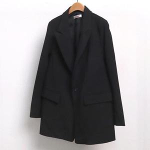 빅사이즈사랑해요 6864L309 싱글스판블랙자켓 BG