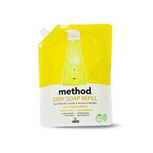 LG메소드 주방세제 리필1L 레몬민트 강력 찌든때