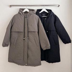 빅사이즈사랑해요 Q390L312 웨이브누비밍크털패딩 BN