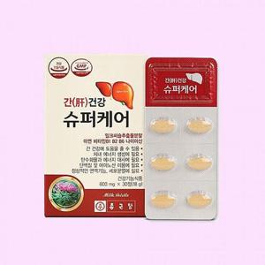 종근당 간건강 슈퍼케어 30정 밀크씨슬추출물