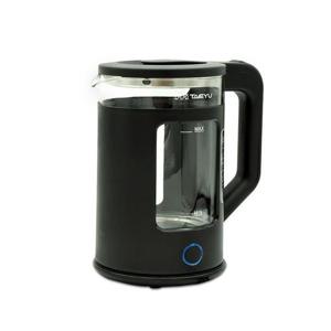 C7_태유 TP-2000 커피포트 전기포트 유리주전자 black